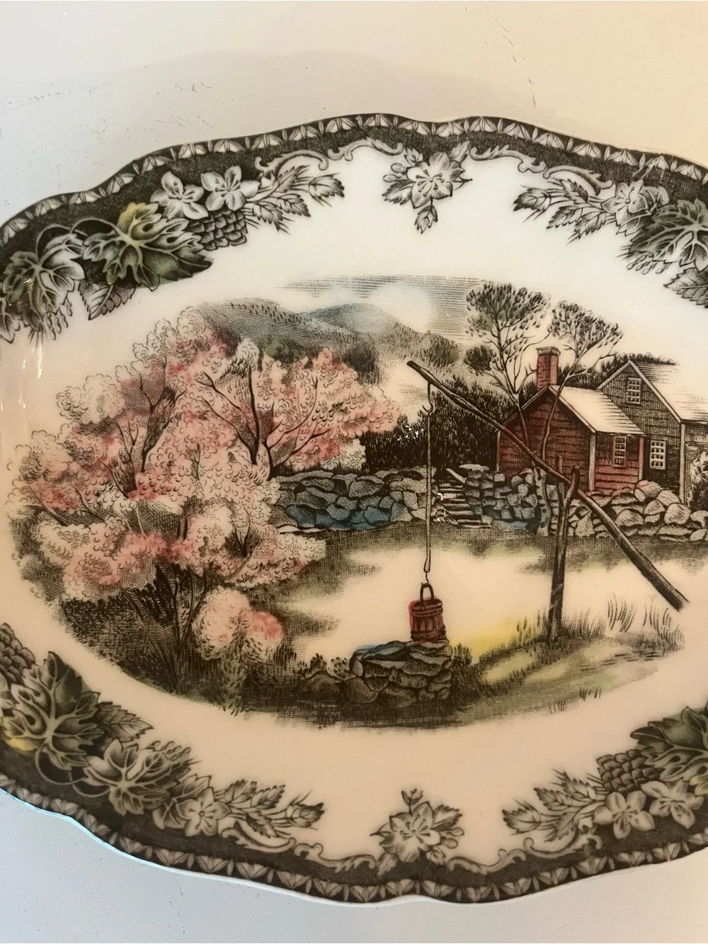 Johnson Bros. The Friendly Village Oval Dish 8x5.5